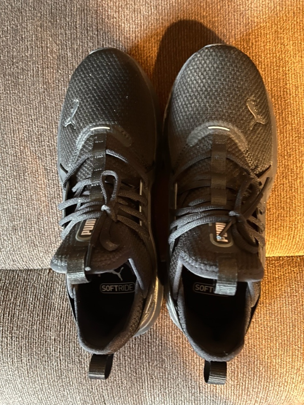 Puma Women’s Black Athletic SoftRide Sneakers